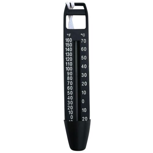 Thermomètre de piscine grand modèle Aqualux - Noir