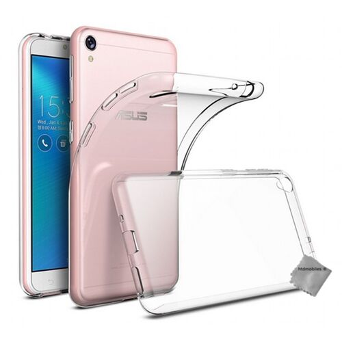 Housse etui coque gel fine Asus Zenfone Live ZB501KL + verre trempe TRANSPARENT TPU