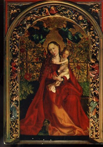 Carte Postale De Colmar (Haut-Rhin) Cathédrale Saint-Martin, "La Vierge Au Buisson De Roses"