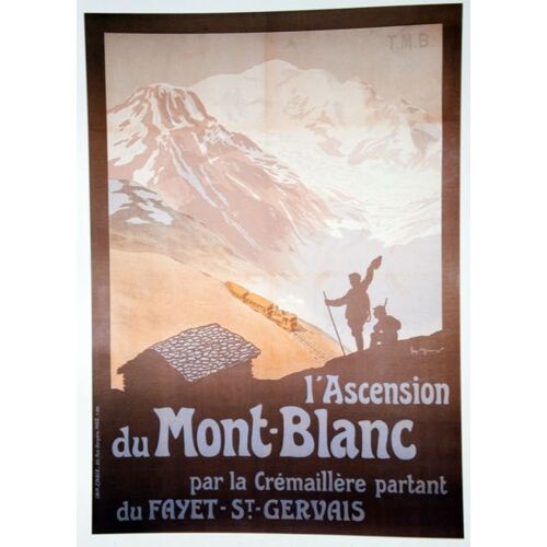 Affiche Mont Blanc