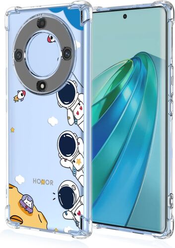 Coque Pour Honor X9a / Magic5 Lite 5g (Magic 5 Lite 5g), Etui Tpu Antichoc Silicone [ Transparent Avec Motif ] Protection Pochette -A011