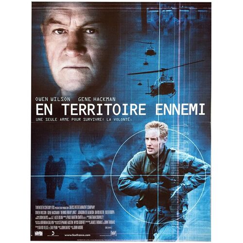 En Territoire Ennemi (Behind Enemy Lines) - Véritable Affiche De Cinéma Pliée - Format 40x60 Cm - De John Moore Avec Owen Wilson, Gene Hackman, Joaquim De Almeida, David Keith - 2002