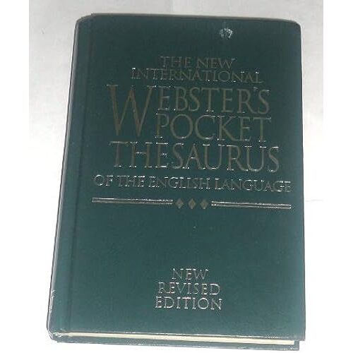 The New International Webster's Pocket Thesaurus Of The English Language