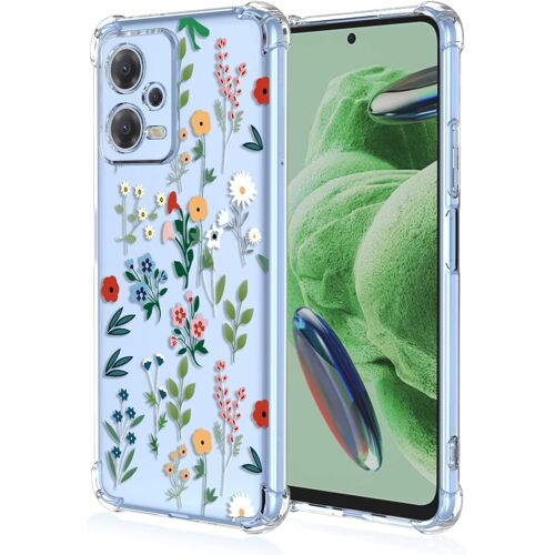 Coque Pour Xiaomi Redmi Note 12 Pro 5g, Etui Tpu Antichoc Silicone [ Transparent Avec Motif ] Protection Pochette -A095