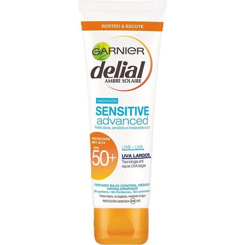 Sensitive Advanced Crema Facial Spf50+ Garnier - Garnier - Créme Solaire 