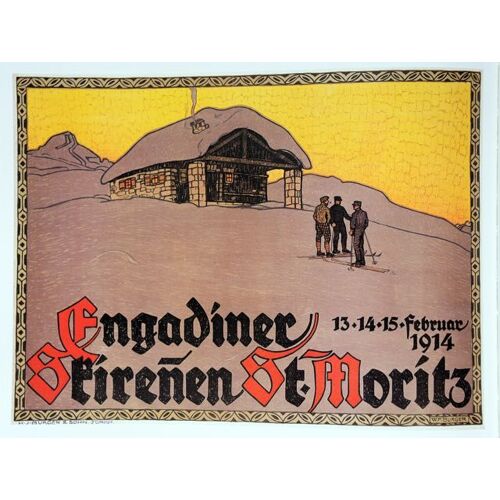 Affiche Saint Moritz