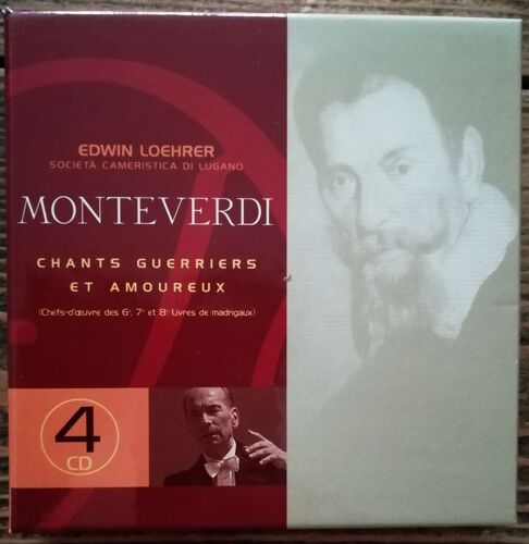Monteverdi Chants Guerriers Et Amoureux Edwin Loehrer Coffret 4 Cd