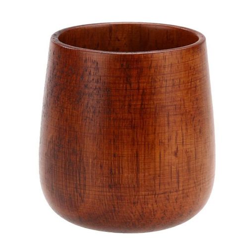 Primitive Tasse À ThÉ En Bois Fait À La Main En Bois Naturel DÉJeuner BiÈRe Au Lait