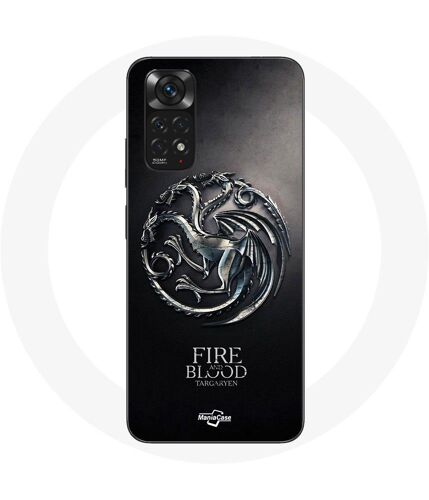 Coque Pour Xiaomi Redmi Note 11 4g Game Of Thrones Targaryen De Feu Et De Sang