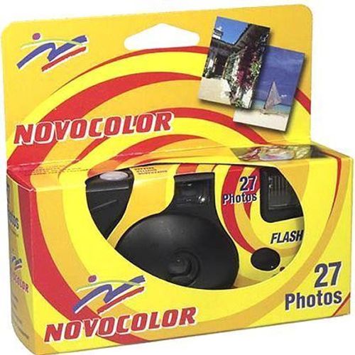 Appareil photo jetable Novocolor 27 poses flash 400 Asa