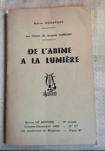 De L'abime À La Lumière - Les Chants De Jacques Aurélien