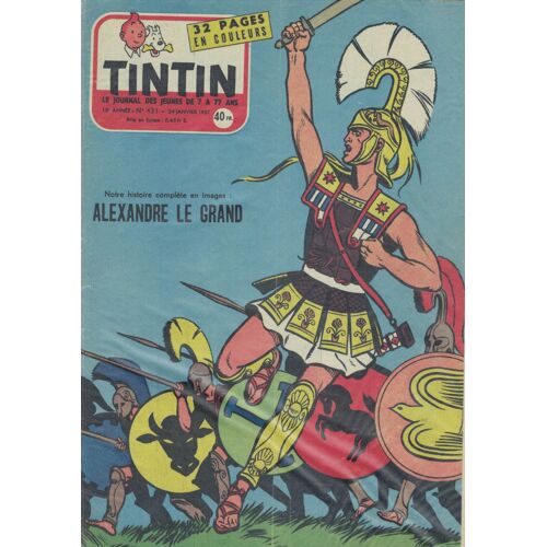 Journal De Tintin N 431 Du 24 Janvier 1957 / Alexandre Le Grand