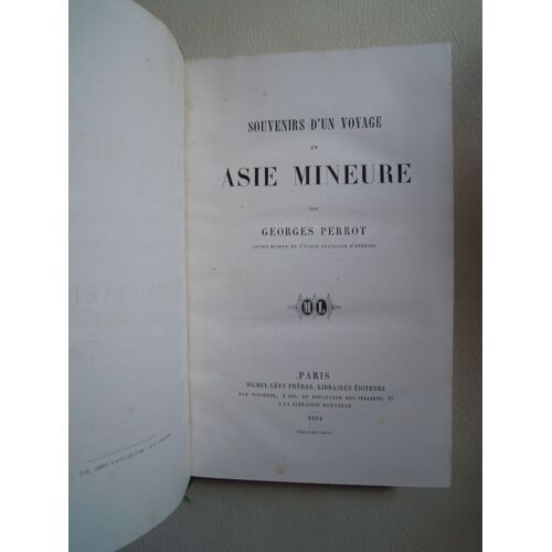 Souvenirs D'un Voyage En Asie Mineure