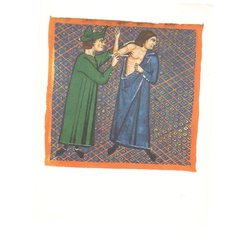 Publicité Laboratoires Latéma Sur Le Thème De La Chirurgie De L'évêque Théodorique : Abcès Ganglion