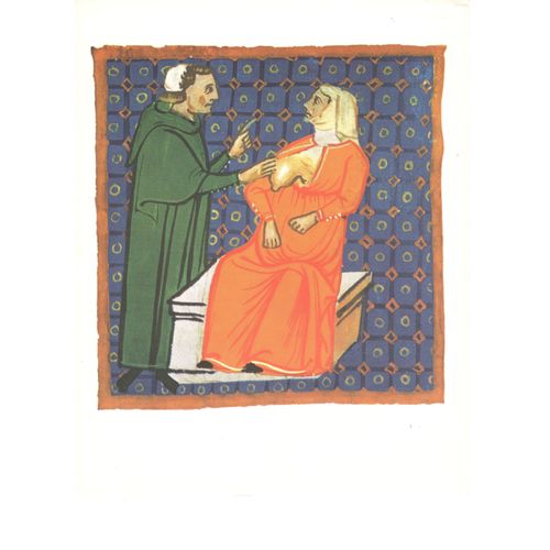 Publicité Laboratoires Latéma Sur Le Thème De La Chirurgie De L'évêque Théodorique : Abcès Sein