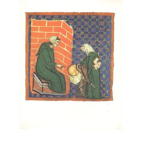 Publicité Laboratoires Latéma Sur Le Thème De La Chirurgie De L'évêque Théodorique : Toucher Rectal