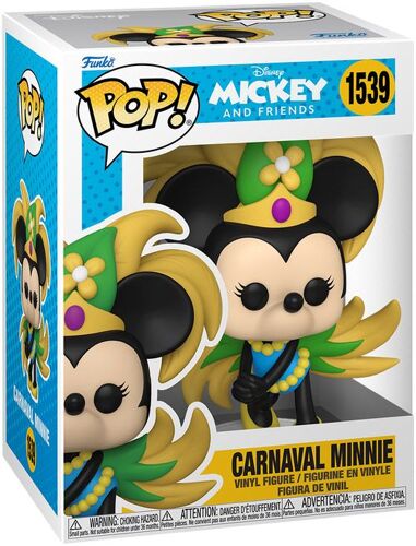 Mickey Atw - Figurine Pop! Figurine Carnaval Minnie 9 Cm