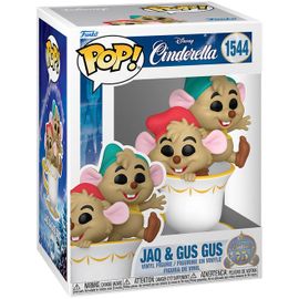 Figurine Funko Pop - Cendrillon [Disney] N°1544 - Jaq & Gus Dans La Tasse (83458)