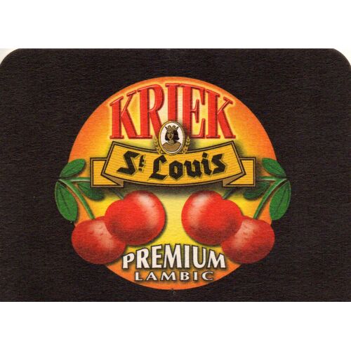 Sous Bock De Biere Belge - Kriek Saint Louis Premium Lambic