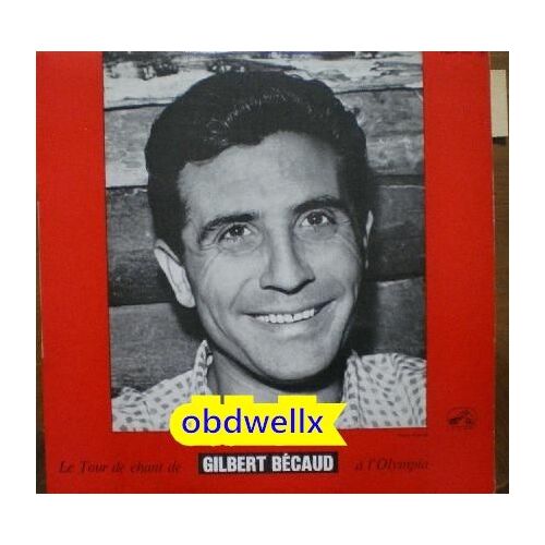 Le Tour De Chant De Gilbert Bécaud À L'olympia - 2ème Poch. De Face