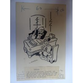 Le Canard Clandestin Dessin De Presse Original De Kern