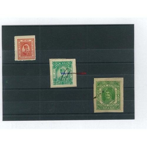 Idar 3 Timbres Differents Obliteres