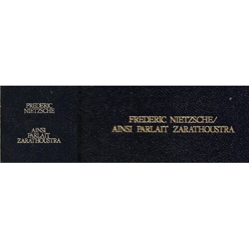 Ainsi Parlait Zarathoustra