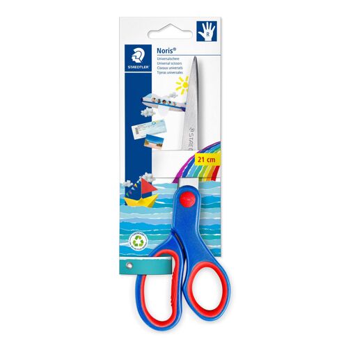 Ciseaux Pour Droitier - Lame De 21cm - Bouts Pointus - Staedtler - Noris