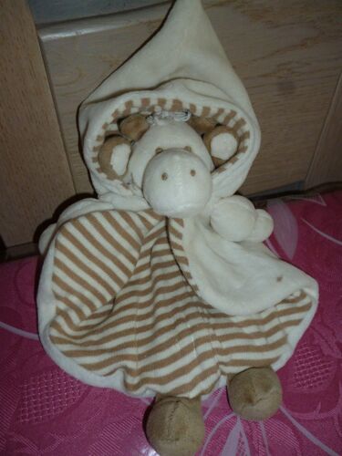 Doudou Vache Rayé Marron Happy Horse
