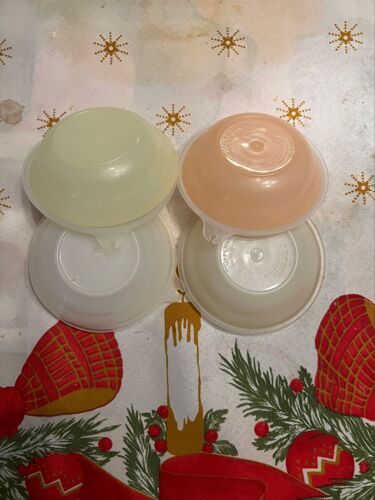 Lot De 4 Ramequins Vintage Tupperware 