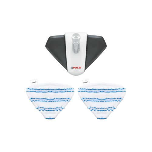 Brosse triangulaire avec 2 serpillières pour Polti Vaporetto Style PAEU0400