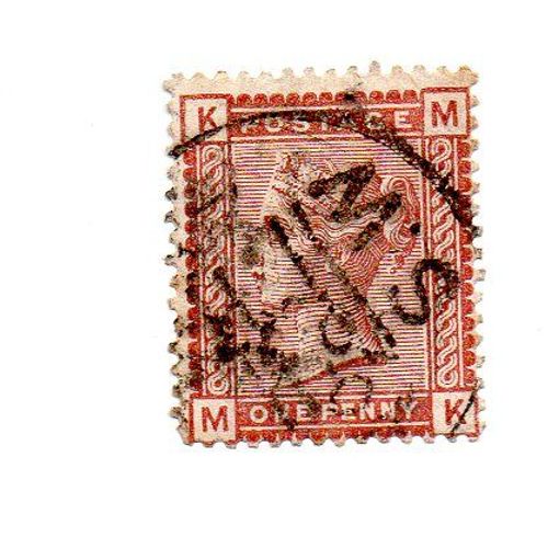 Grande Bretagne- 1 Timbre Oblitéré N°68- Reine Victoria