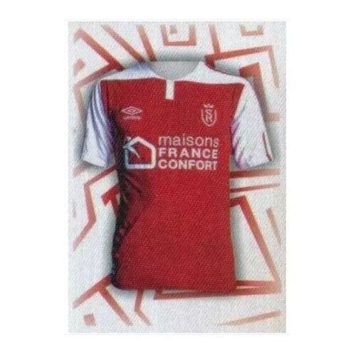 450 Maillot Domicile - Stade De Reims - Sticker Foot 2020 2021 - Championnat De France