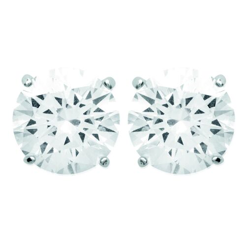 Clous D'oreilles Brillaxis Oxyde 4 Griffes 6mm