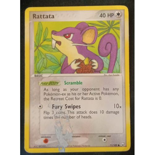 Rattata - 71/109 - Ex Team Rocket Returns - Commune