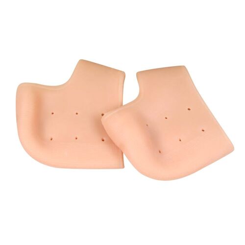 Chaussettes Antidérapantes Anti-Fissuration, 2 Pièces/Paire, En Silicone Hydratant, Protège-Talons, Manchon De Protection Des Pieds, Outils De Soins De Santé