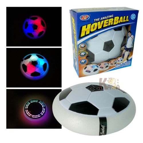 Balle De Sport D'intérieur Pour Enfants, 1 Pièce, Sûr, Air Power, Football, Disque, Jeu, Lumière Vive, Suspension Électrique, Jouet De Football Pour Enfants