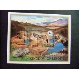 Lesotho 1981 Protección Vida Salvaje Wwf Yvert Bloc 12 ** Mnh