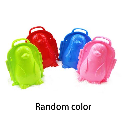 Enfants En Plastique En Forme De Pingouin Fabricant De Boule De Neige Modèle Neige D'hiver En Plein Air Plage Sable Clip Jeu Jouets Pour Lutte Contre La Neige