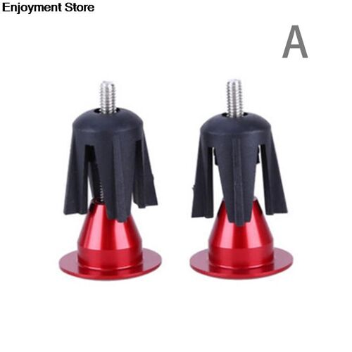 Bouchons De Poignées De Guidon En Alliage D'aluminium Pour Vtt,Accessoire Pour Bicyclette, 1 Paire,