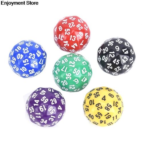 Dés Polyédriques À 60 Faces En Acrylique, Cadeau Pour Les Amateurs De Jeux De Société, 1 Pièce
