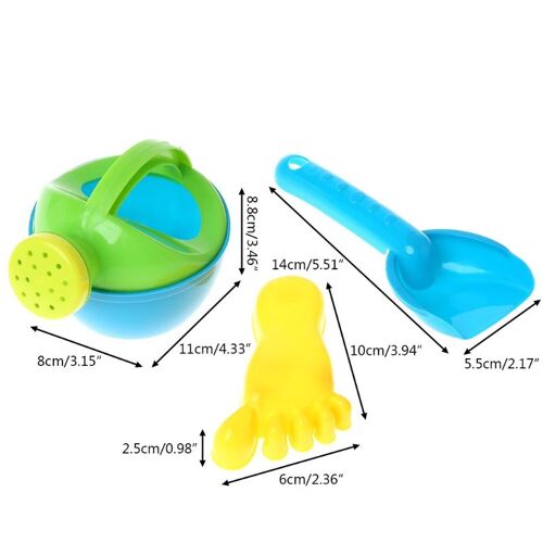 Pot De Fleur De Bain Pour Enfants, Ensemble De 3 Pièces, Jouets De Plage Pour Bébés, Outils Éducatifs Amusants, Outils De Pelle, Jouets De Plage Pour Enfants