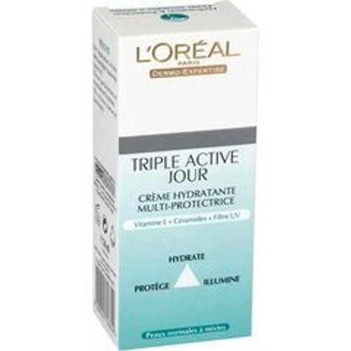 Loreal Creme De Jour Triple Active Pour Peaux Normales Et Mixtes 