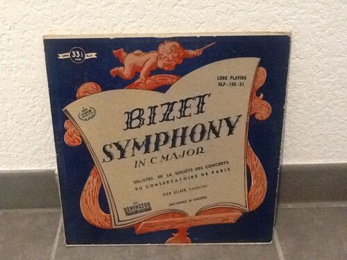 Bizet Symphony In C Major Vinyl Lp Remington 1951 Jean Allain