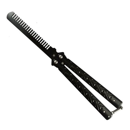 Peigne Papillon Portable En Plein Air, Outil D'entraînement Émoussé, Accessoire De Jeu Cool Pour Débutant, Outil De Coiffure
