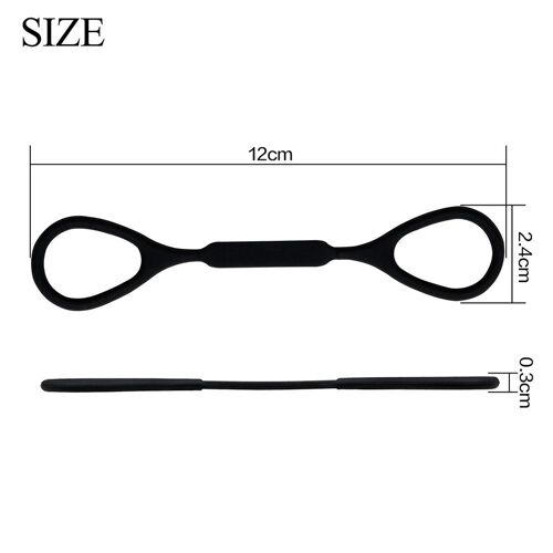 Trompette En Caoutchouc De Silicone, 1 Pièce/Ensemble, Bouchon De Pare-Chocs Coulissant, Anneau, Accessoire D'instrument De Musique