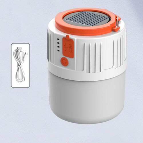 Lanterne Solaire À Led V65, Rechargeable Par Usb, Lampe D'extérieur, Idéale Pour Une Tente, Une Randonnée Ou Un Camping