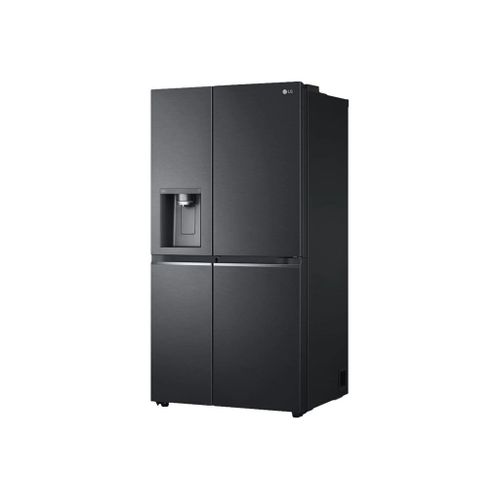 Réfrigérateur-congélateur LG GSJV90MCAE - side-by-side avec distributeur d'eau, distributeur de glaçons - WiFi - 91.3x73.5x179 cm (lxpxh) - 635 litres - classe E - noir mat