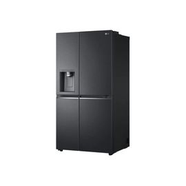 Réfrigérateur-congélateur LG GSJV90MCAE - side-by-side avec distributeur d'eau, distributeur de glaçons - WiFi - 91.3x73.5x179 cm (lxpxh) - 635 litres - classe E - noir mat