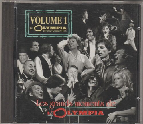 Collectif : Les Grands Moments De L'olympia Volume 1 (Cd)